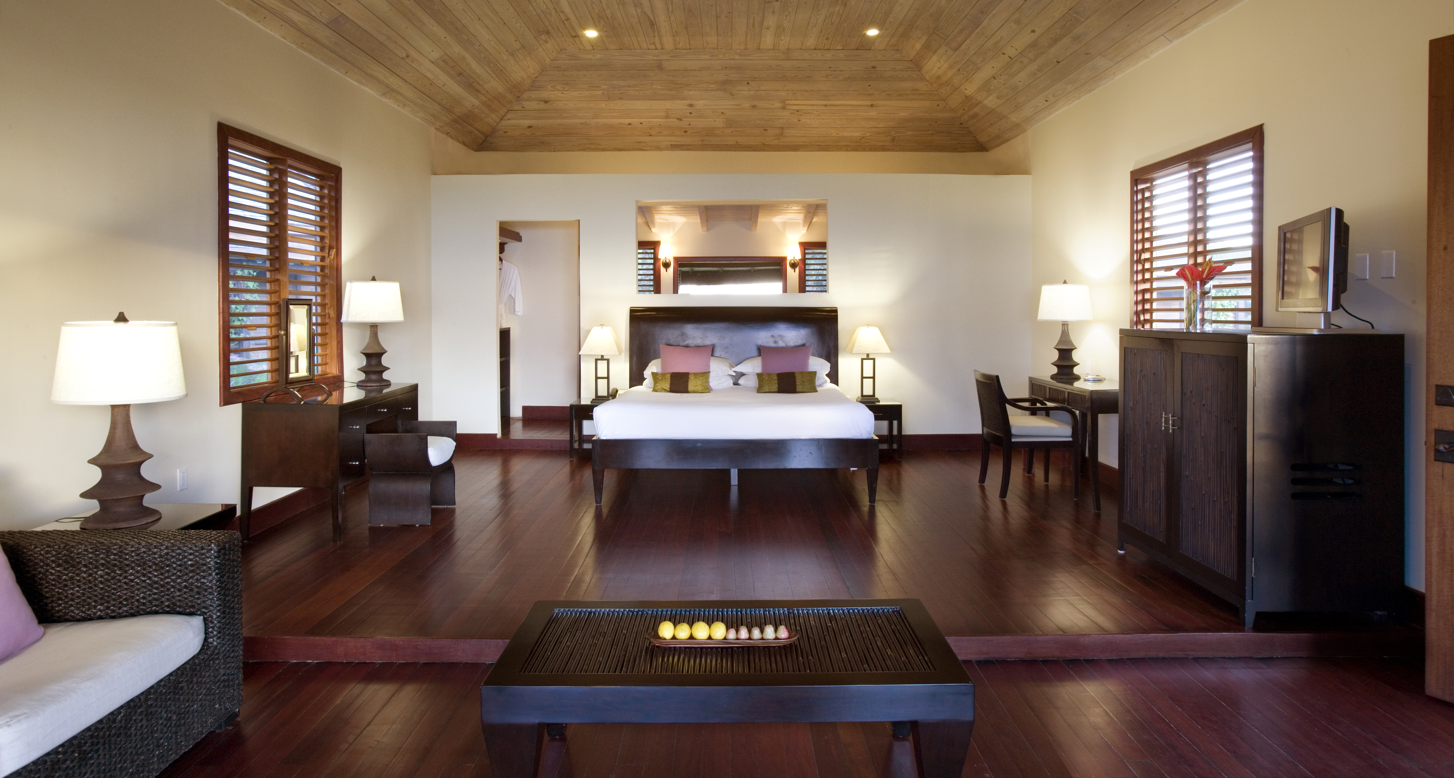 Bedrooms at Hermitage Bay Antigua