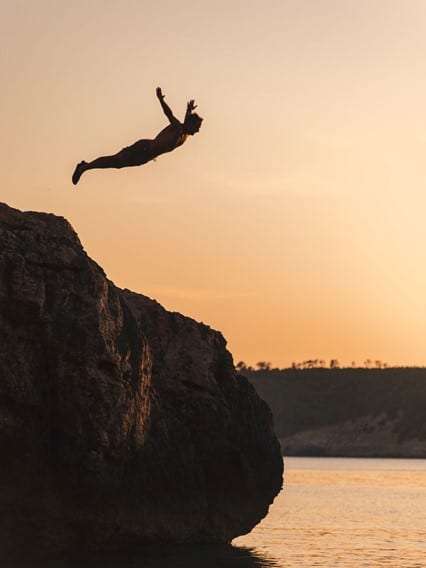 Six Senses Ibiza Cliff Jumping