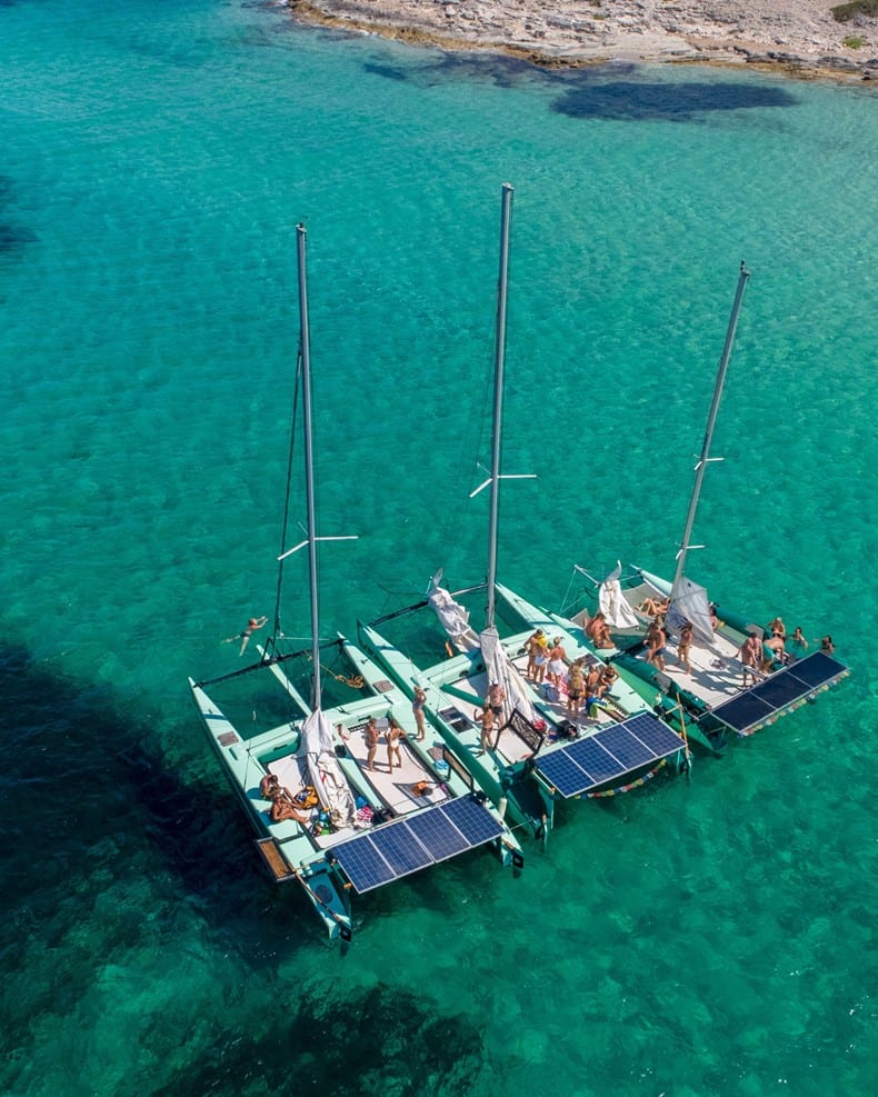 Six Senses Ibiza Solar Catamarans