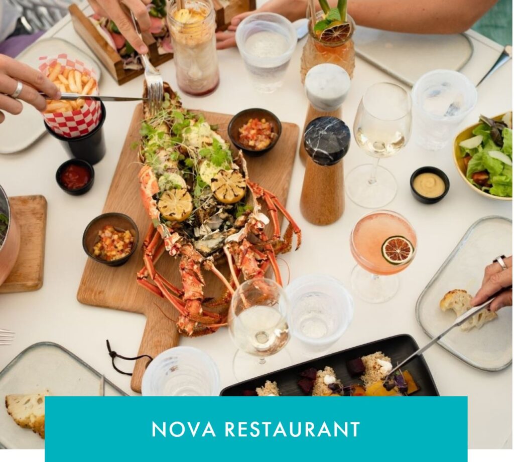 Dining at Nova Restaurant at Oil Nut Bay British Virgin Islands - Villa Vacations