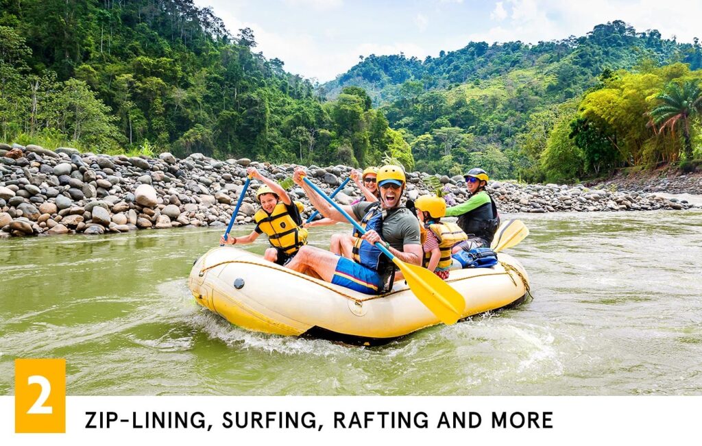 5 reasons to explore costa rica #2 zip-lining, surfing, rafting and more. Costa Rica is an active vacation