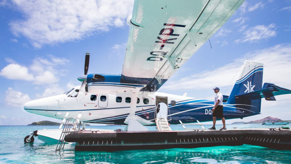 how to get to Kokomo Private Island Fiji by sea plane