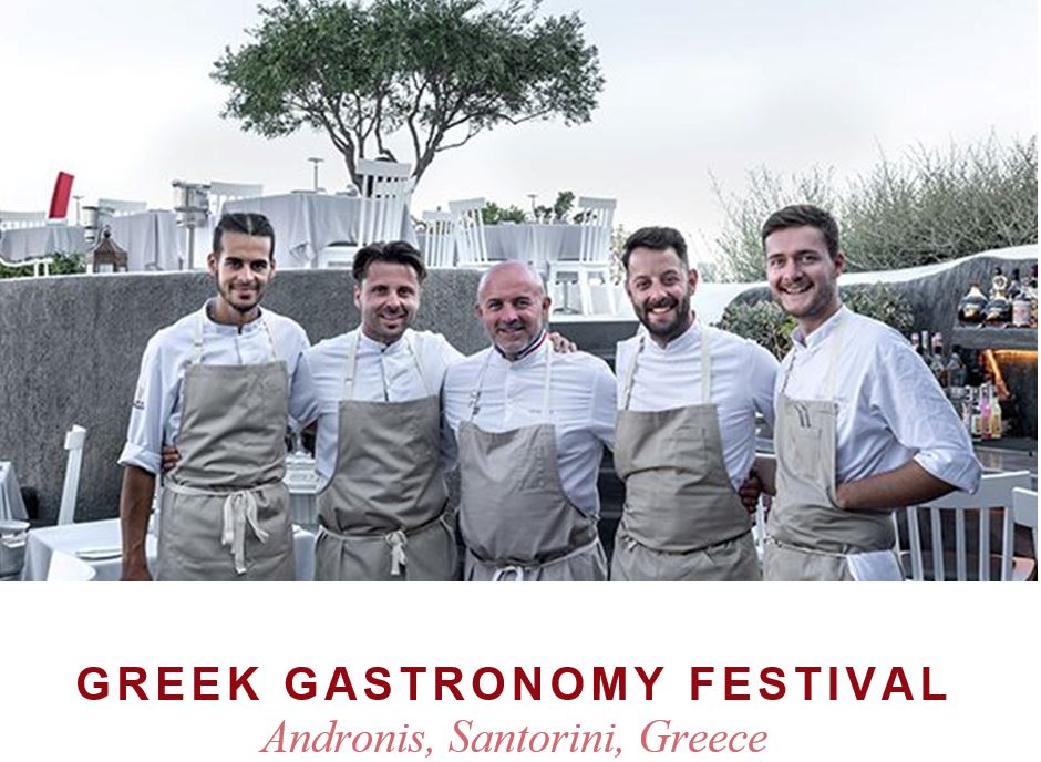 Greek Gastronomy Festival Andronis Santorini Greece