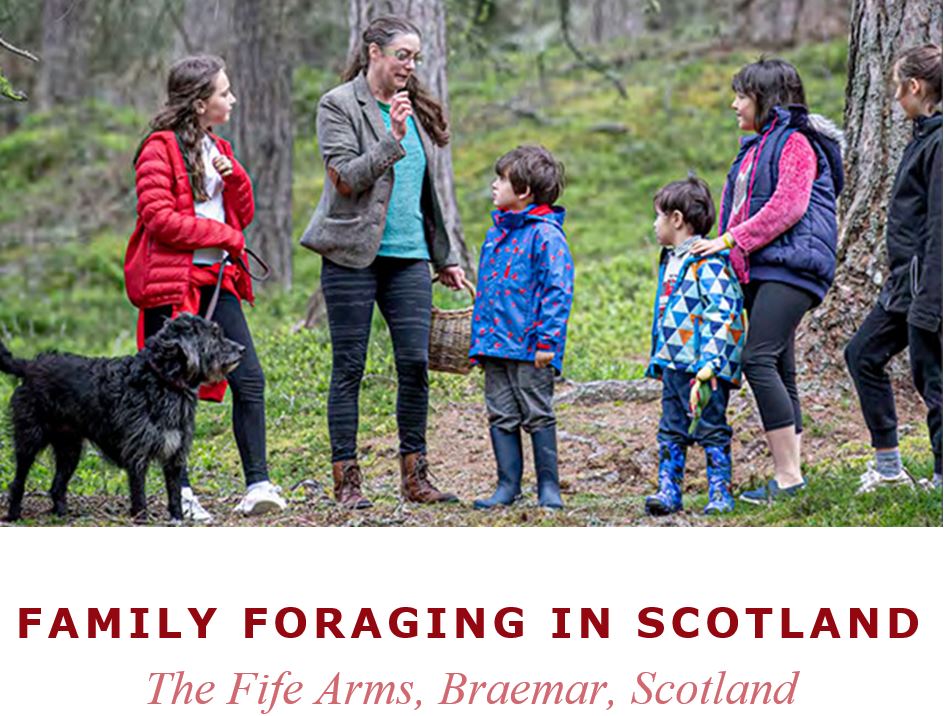 Family Foraging in Scotland, The Fife Arms, Braemar Scotland