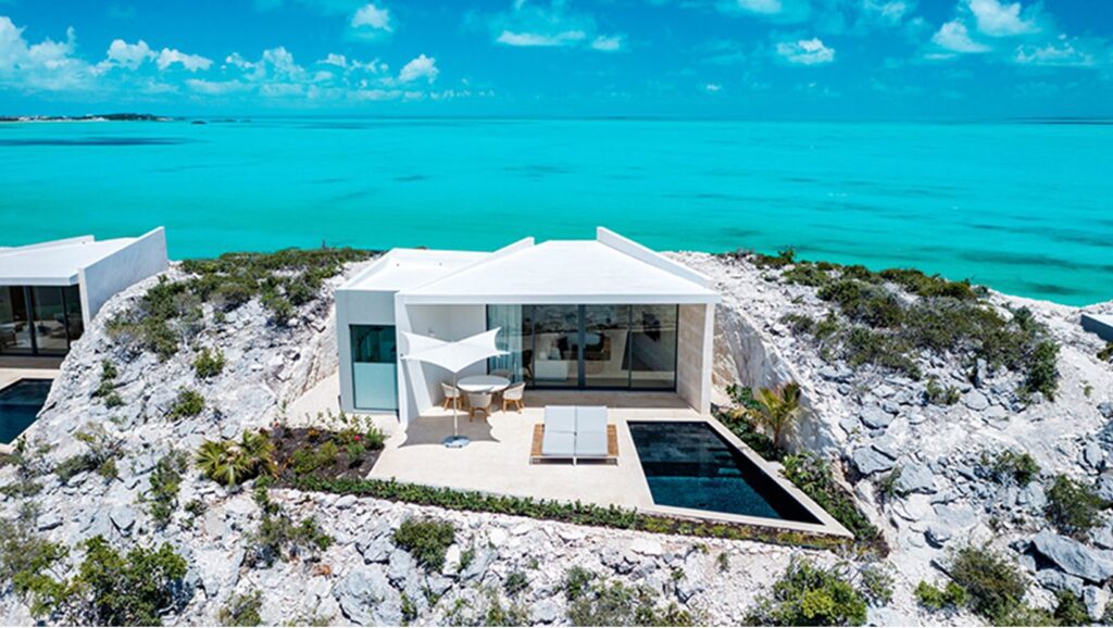 New One Bedroom Villas at Wymara Resort and Resort and Villas in Turks and Caicos Caribbean