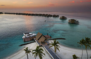 Waldorf Astoria Maldives Ithaafushi. This stunning five-star property sits on the largest island in the Maldives and boasts 11 celebrated dining venues, a world-class lifestyle spa sanctuary, and activities for all generations.